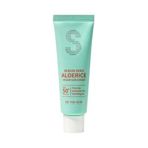 BE THE SKIN SEBUM ZERO ALOERICE VEGAN SUN CREAM 50ML SPF 50+, PA++++