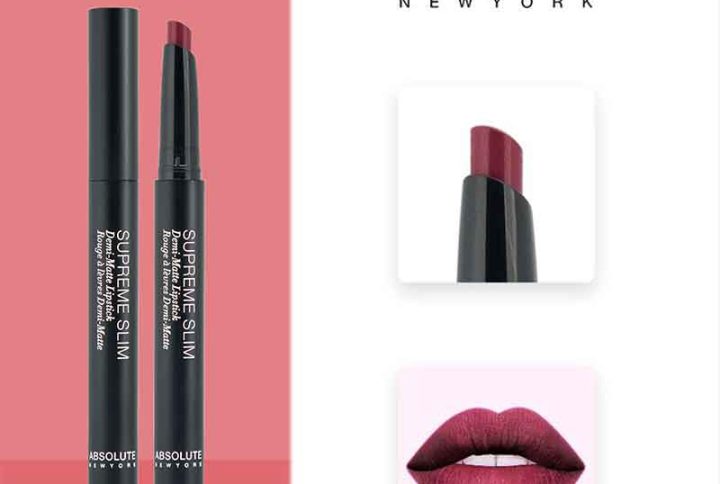 Absolute New York Supreme Slim Demi Matte Lipstick-Dahlia