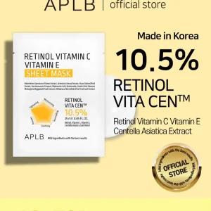 APLB Retinol Vitamin C Vitamin E Sheet Mask 25ml