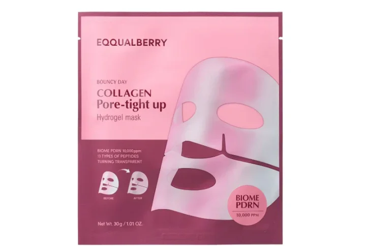 Eqqualberry Collagen Pore-tight up Hydrogel Mask 30g