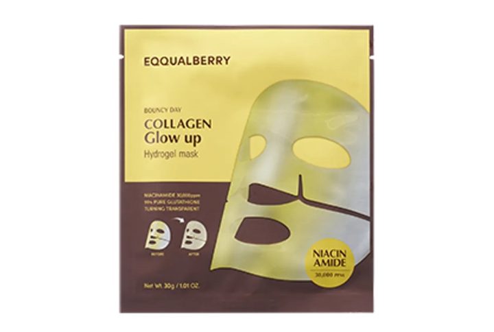 Eqqualberry Collagen Glow up Hydrogel Mask 30g
