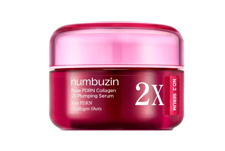 Numbuzin No. 2 Rose PDRN Collagen 2X Plumping Serum 30ml