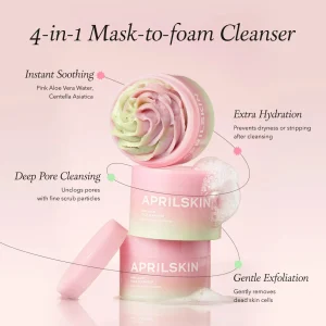 APRIL SKIN PINK ALOE PACK CLEANSER 120g