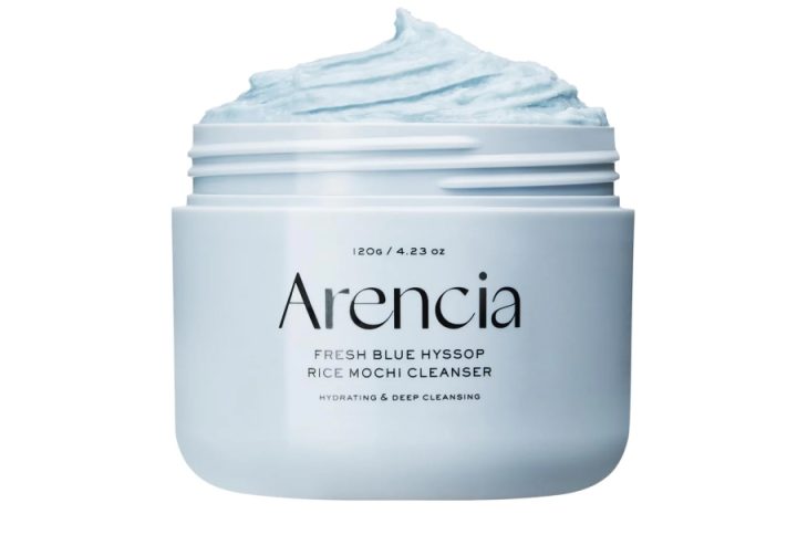 Arencia Fresh Blue Hyssop Rice Mochi Cleanser 120g
