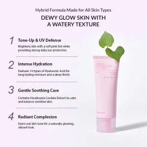 CELIMAX HEART PINK TONE UP SUN CREAM 40ML