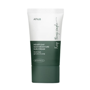 Anua Heartleaf Silky Moisture Sunscreen 50ml – Festiva