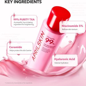 [APRIL SKIN] TXA NIACINAMIDE TONING SHOT 99 MILKY TONER 150ml